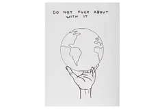 Untitled by David Shrigley, lithograph, offered Jun 2022