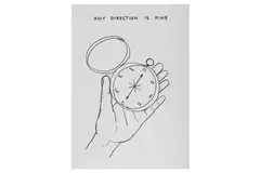 Untitled by David Shrigley, lithograph, offered Jun 2022