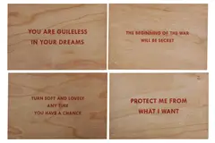 Untitled by Jenny Holzer, screenprint on board, offered Jun 2022