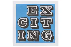 Untitled by Ben Eine, screenprint, offered Jun 2022