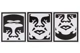 Untitled by Shepard Fairey, lithograph, offered Jun 2022