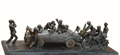 Motorcade by Catharni Stern, Bronze, offered Jul 2019