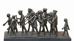 Salvation Army No2 Patinated bronze by Catharni Stern, Patinated bronze, signed, offered Jul 2019
