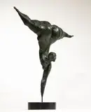 Balancing Bronze by Anthony Abrahams, Bronze, signed and numbered edition, sold Jul 2019