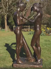 Conversation by Enzo Plazzotta, Bronze, numbered from an edition of, offered Jul 2019