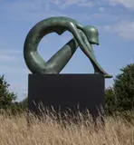 La Pensatrice (The Thinker) Bronze by Romano Costi, Bronze, sold Jul 2019