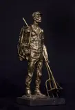 Fisherman Bronze 30cm high, 16cm wide, 13cm deep On view at: The Sculpture Park λ Indicates that this lot may be subject to Droit de Suite royalty charges by Sean Rice, Bronze, offered Jul 2019