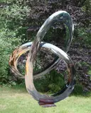 Giant Infinity Curve Stainless steel 250cm high On view at: The Sculpture Park by Wenqin Chen, sculpture, sold Jul 2019