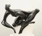 Double Jointed Bronze on a Marble Base Signed and numbered, from an edition of 9 70cm high excluding base On view at: The Sculpture Park by Isaac Kahn, Bronze on a Marble Base, sold Jul 2019