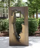 Blast piece - Running man by Halliday Avray-wilson, bronze, offered Jul 2019