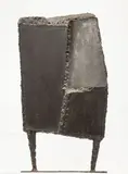 Abstract composition Steel and Iron 48cm high, 24cm wide, 10.5cm deep On view at: The Sculpture Park by Aidron Duckworth, Steel and Iron, offered Jul 2019
