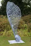 Sycamore Seed Zinc plated steel 290 cm high, 130 cm wide, 85 cm deep On view at: The Sculpture Park by Paul Richardson, sculpture, offered Jul 2019