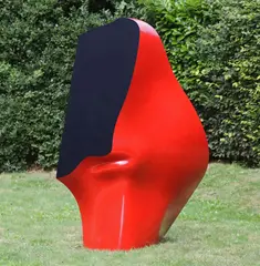 Form by Ian Walters, Resin Bonded GRP on a Steel framework; unique, offered Jul 2019