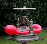 French Pressed Balloon Steel and Bronze, Unique 46cm high, 45cm wide On view at: The Sculpture Park by Wilfred Pritchard, Steel and Bronze, Unique, offered Jul 2019