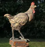 Strutting Cockerel Stoneware; unique 79cm high, 60cm wide On view at: The Sculpture Park by David Cooke, Stoneware; unique, offered Jul 2019