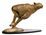 Turning Big Cat Laminated beech Signed and dated 03 87cm high, 118cm wide, 91cm deep On view at: The Sculpture Park by Bill Prickett, sculpture, offered Jul 2019