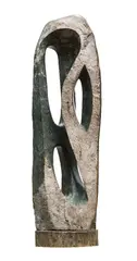Huge Homage to Hepworth Opalstone 192cm high, 61cm wide, 48cm deep On view at: The Sculpture Park by Biggie Chikodzi, sculpture, sold Jul 2019