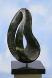 Homage to Hepworth Opalstone mounted on springstone base 60cm high, 34cm wide, 30cm deep On view at: The Sculpture Park by Emmanuel Changunda, sculpture, sold Jul 2019