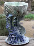 Birdbath Polychrome glazed stoneware; unique 84 cm high, 45 cm wide On view at: The Sculpture Park by Ben Nicolas, sculpture, offered Jul 2019