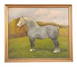 Lynford Viking Oil on canvas Signed and dated 1943 lower right, titled lower left 49.5 x 59cm (19¼ x 23 in.) by W R Clark, 1943, Oil on canvas, sold Jun 2019