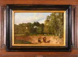 The Shooting Party by William Frederick Witherington, Oil on panel, offered May 2019