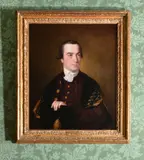 Portrait of Richard Edwards, half-length, in academic robes Oil on canvas 76 x 63.5cm (29¾ x 25 in.) by Francis Cotes, Oil on canvas, sold May 2019