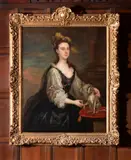 Portrait of Elizabeth Innes by John Vanderbank, Oil on canvas, in a carved frame, offered May 2019