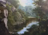 Sky Barrow Crag, Ullswater oil on canvas signed and dated 1890 65 x 89.5cm by John Williams Ogden, 1890, oil on canvas, sold Jun 2021