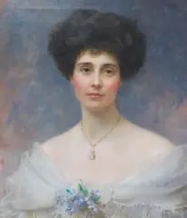 Untitled by Edward Hughes, 1905, oil on canvas, sold Jun 2021