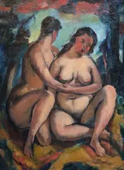 Untitled by Robert Baker, Oil on canvas, sold Jun 2021