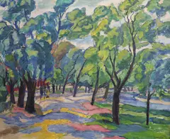 Untitled by Archibald Ziegler, Oil on canvas, sold Jun 2021