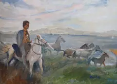 Untitled by Ronald Ossory Dunlop, Oil on canvas, sold Jun 2021
