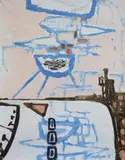 Untitled by Julian Trevelyan, Oil on canvas, sold Jun 2021