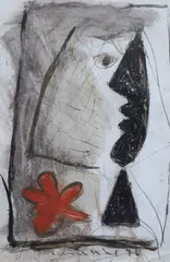 Untitled by Roy Turner Durrant, mixed media on paper, sold Jun 2021