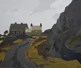Capel Caersalemoil on canvasinitialled by Kyffin Williams, 1975, oil on canvas, sold Jun 2021
