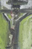 Untitled by Patrick Hayman, oil on board, sold Jun 2021