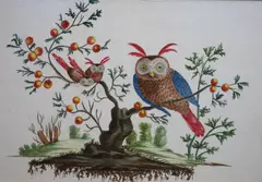 Untitled by L Champquin, watercolour, sold Jun 2021