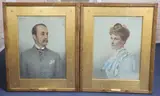 Portraits of Josiah Caldwell by Frederick Sandys, drawing, sold Jun 2021