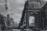 Verduta dell'Arco di Titoengravingsigned in the plate47 by Giovanni Battista Piranesi, engraving, sold Jun 2021