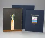 Still life with bird vasescreenprint in colours2004 by Craigie Aitchison, screenprint, sold Jun 2021