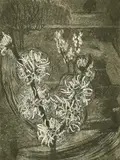 Epiphany Tree by Rachel Roberts, etching, offered Aug 2022