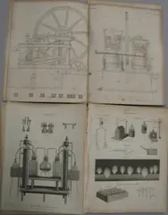 Chemistry etc., 90+ engravings (Q). by Steam Engines, print (other), sold Jul 2022