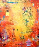 Untitled by Andrew Saftel, acrylic, offered Jun 2017