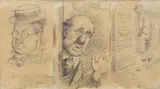 Untitled by John de Walton, pencil, offered Jun 2017