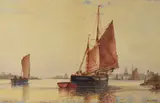 Chichester by Frederick James Aldridge, watercolour, offered Jun 2017