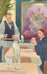Giclee by Ken Auster, giclee on board, sold Jun 2017