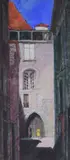 Location unknown by Gillian Still, watercolour, sold May 2017