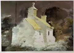 Back of Watch Cottage by John Knapp Fisher giclee, giclee, sold May 2017