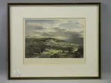 CHESTER, lithograph 1829 - fine view of Carnarvon, 20.5 x 28 cms by G Pickering, lithograph, sold Mar 2017