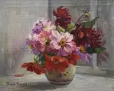 Untitled by Jane Nerée-Gautier, oil on canvas, sold Mar 2017